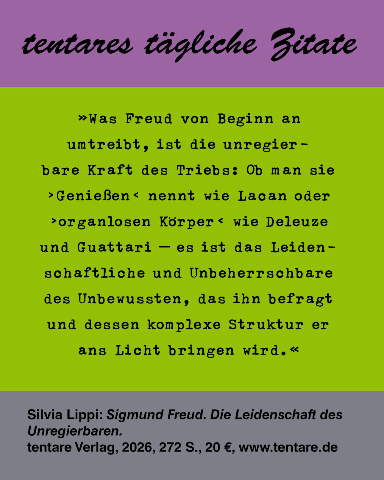 Zitat-Tafel: Lippi Was Freud umtreibt