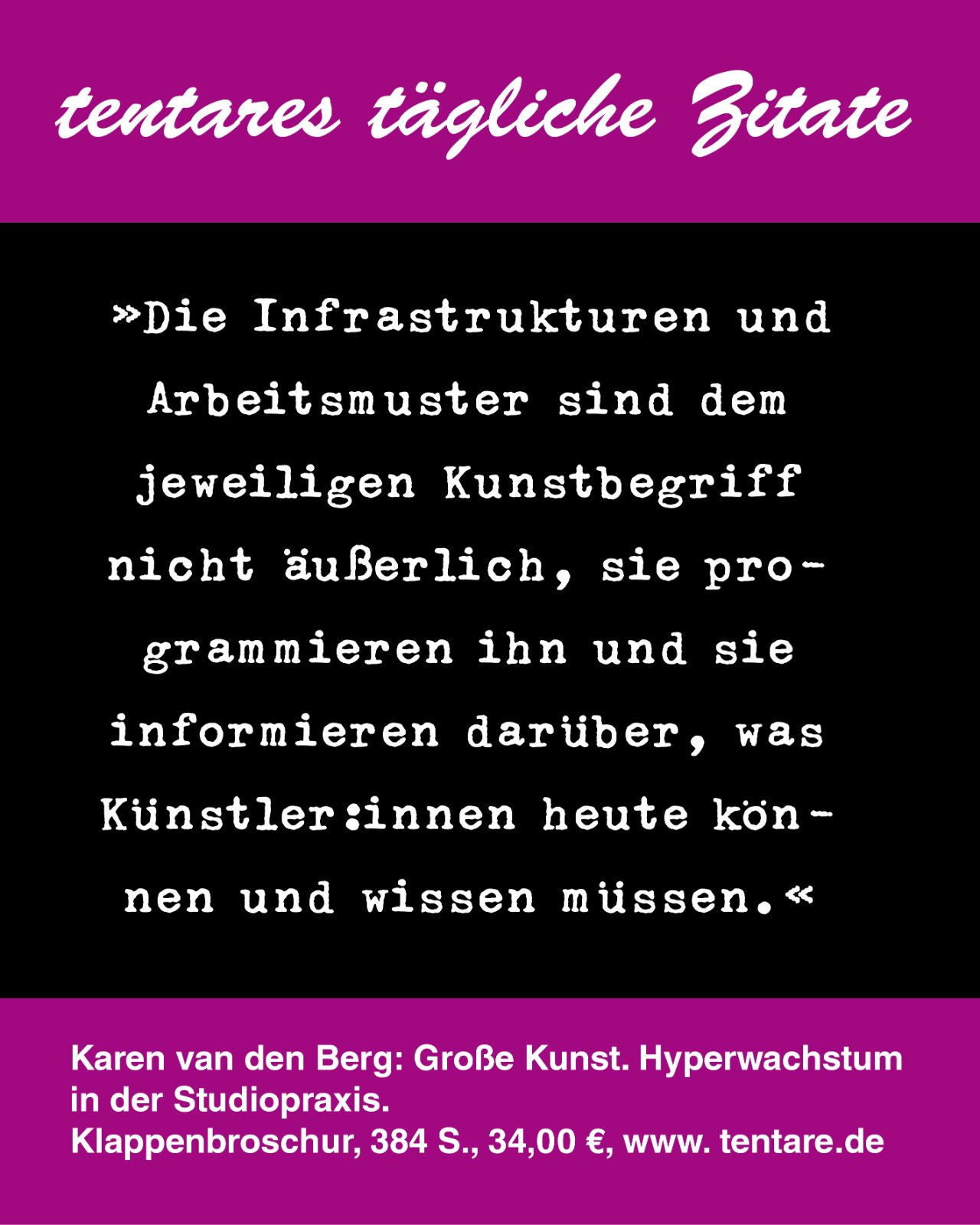 Zitat-Tafel: van den Berg Kunstbegriff