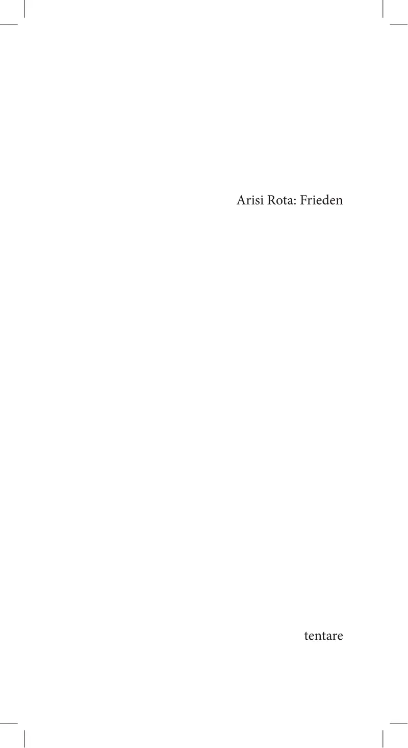 Reading sample (German): Frieden, Page 1