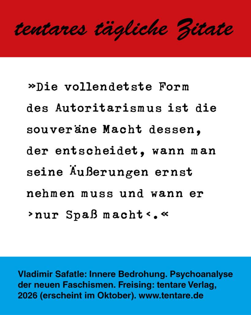 Instagram Post Das rettende Zitat 02 Safatle Innere Bedrohung Spass