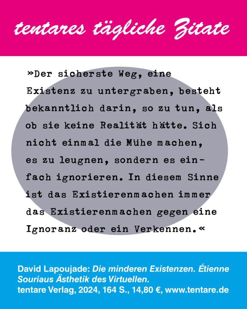 Instagram Post taegliche Zitate 09 Lapoujade Ignorieren